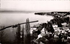 CPSM Thonon les Bains the port