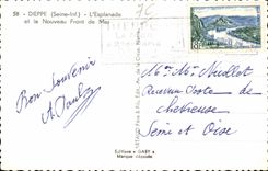 CPSM Diep^pe la explanada y el nuevo tenis del frente de mar