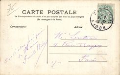 Castillo del viejo hombre de CPA Dieppe Le y panorama de la ciudad