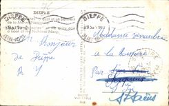 CPA Dieppe Arromanches has quay and a building of the National marine