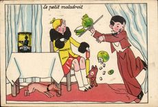 CPA Fantaisie Humour Le petit maladroit