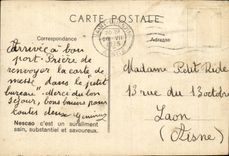 CPA Fantaisie Humour Le petit maladroit