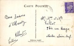 CPA Fantaisie Humour Passeur C'est combien pour passer ? Ca depend du poids Femme forte