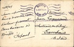 CPA Dieppe Gallery of the casino and the old castle