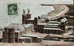 CPA Dieppe Le casino seen of the old castle