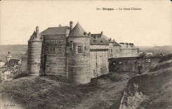 CPA Dieppe Le old man castle