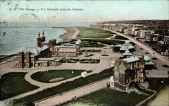 CPA Dieppe View taken of the castle