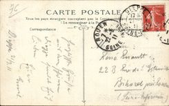 CPA Dieppe View taken of the castle