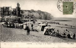 CPA Dieppe the beach and the casino