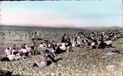 CPA Dieppe the beach