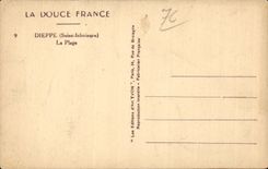 CPA Dieppe the beach