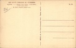 CPA Dieppe the church Saint Remy gate Louis XIII