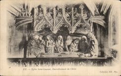 CPA Have Church Saint Laurent Burial of Christ