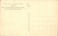 CPA tienen el valle y el mar vistos de la camara acorazada de Saint Laurent