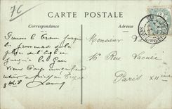 CPA tienen fuego del castillo (el 11 de noviembre de 1902)