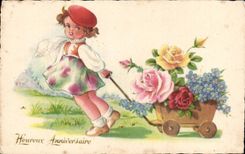 Cumpleanos feliz del nino de la fantasia de CPA