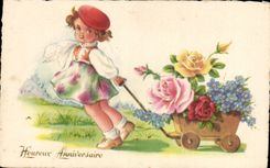 Cumpleanos feliz del nino de la fantasia de CPA