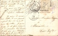 CPA Dieppe Statue of Duquesne and national place