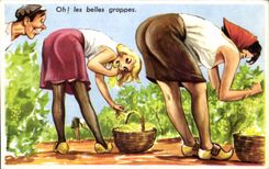 Manojos hermosos de las mujeres del humor del ilustrador de la fantasia de CPA oh