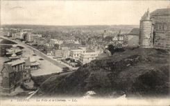 CPA Dieppe the city and the castle