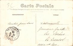 CPA Dieppe the pier Storm