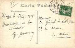 CPA Dieppe the place of the casino and the old castle