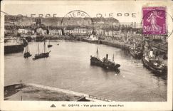 CPA Dieppe View of before port