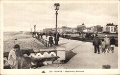 CPA maritime Dieppe Boulevard