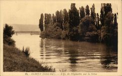 Elbeuf - the Island of the Virginal on the Seine - CPA