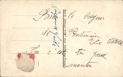 Humour - Illustration - J'peux t'y monter - cochon - pig - CPA 