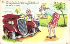 Humour - Illustration - Mais ne t'en fait - CPA 