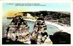 Etretat - View taken Room of the Young ladies - CPA