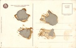 Fantasia - nino - humor - ilustracion - Sr  Moon Man Turn Off su luz - CPA