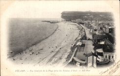 Fecamp - vista de la playa - CPA