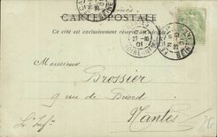 Fecamp - vista de la playa - CPA