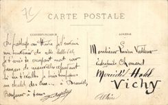 Sainte Address - Place Gambetta and Rue of Paris - CPA