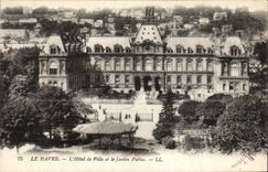 Le Havre - el ayuntamiento - jardin publico - CPA