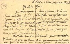 Le Havre - antes de puerto y del embarcadero - CPA