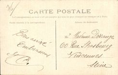 Le Havre - estatua de Casimiro Delavigne - CPA