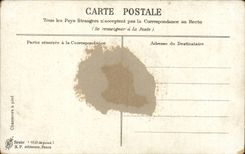 Humour - Illustration - Au Secours - Le Boeuf Saute Militaria - CPA 