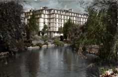 Santo Roch del jardin publico de CPA Havre Le y nuevos edificios