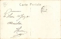 CPA Le Havre dejo un bote salvavidas Sloop en senal de socorro