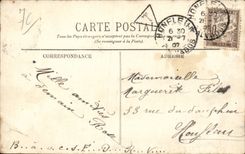 Col rizada de CPA Havre Le Transatlantique Le