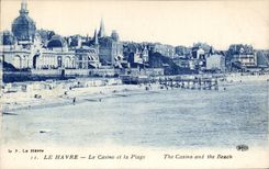 CPA Havre Le casino y la playa