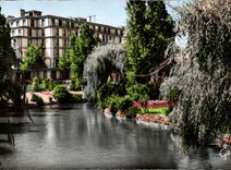 CPSM Havre Le garden y el santo Roch de los edificios