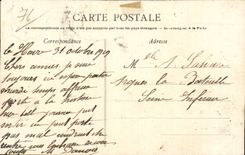 Direccion de Le Havre Sainte - vista del pie del acantilado CPA