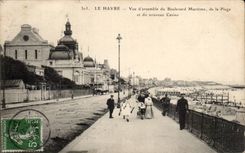 Le Havre Overall picture of the Maritime Boulevard - CPA