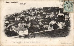Le Havre el valle de la direccion de Sainte - CPA