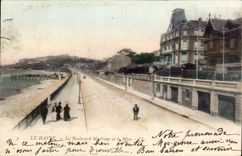 Le Havre maritimo el bulevar - CPA