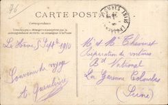 Le Havre - panorama y el entrar de las noticias del puerto - CPA